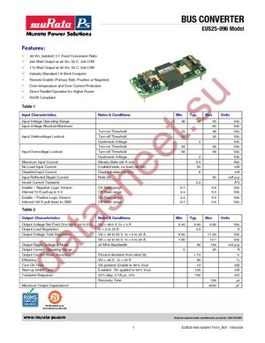EUS25-096-NHCR datasheet  